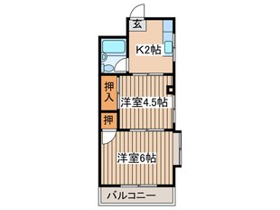 サンレジ－ナの物件間取画像